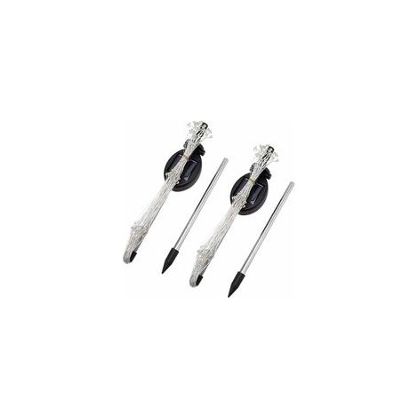 EASYCOMFORT Lumières Solaires de Jardin Firework - DIY, Étanches, Décoration pour Pelouse, Mariage, Allée, Noël (Blanc) (1/5)