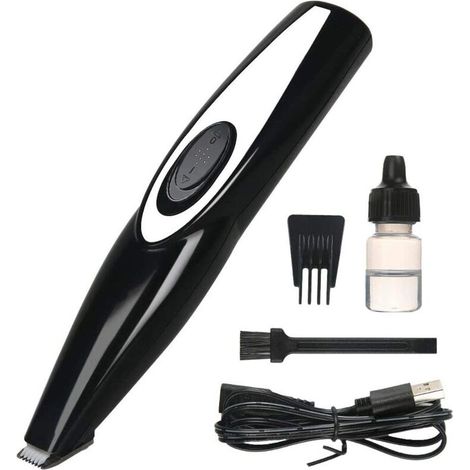 Animal Shears, USB Rechargeable, 6500 RPM, 6.5W, 110-240V, Black