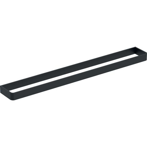 Geberit iCon - Portasciugamani da mobile, lunghezza 424 mm, nero opaco 502.328.14.1 (1/5)