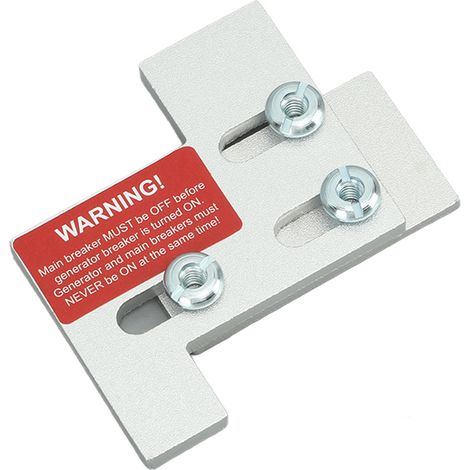 Kit de Commande Électrique Horizontale pour Générateur - Plaque d'Interverrouillage 150A 200A - Compatible Panneau 1‑1/4 pouce (1/5)