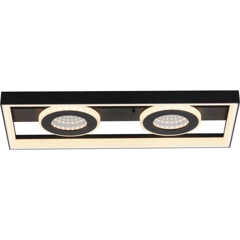 Plafonnier rectangulaire Traforo double - 6854-18 (1/5)