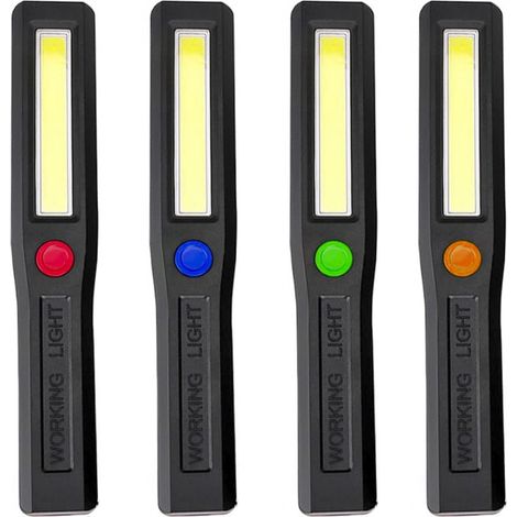 Mini linterna de camping COB LED lámpara luz de emergencia con imán