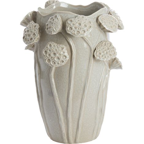 Light & Living LAVCI Vase Keramik Glanz Lichtgrau – 27,5x25,5x35