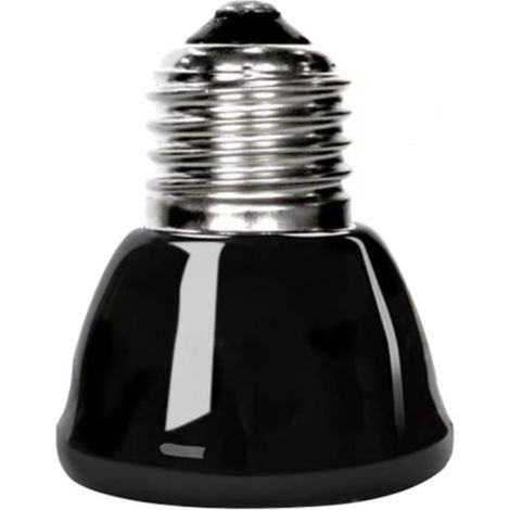 100W E27 Lampe Chauffante En Céramique, Chauffage Rapide Et Silencieux Sans Lumière, Durable Pour Reptiles Comme Lézards Et Serpents, Idéale Pour Terrariums Et Petits Animaux Comme Hamsters (1/5)