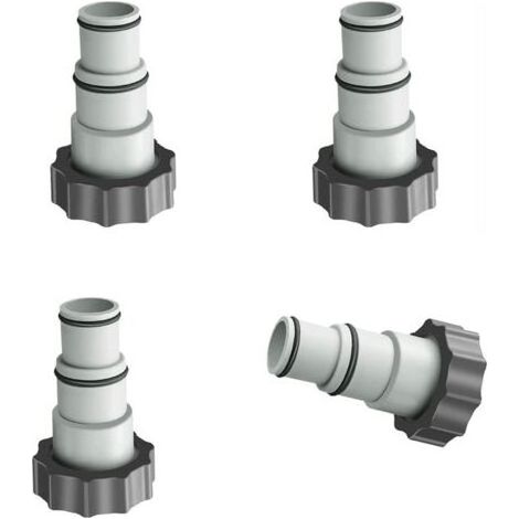 Pair - 4 Pièces Adaptateur Piscine, Remplacement Adaptateur de Tuyau Série Intex A avec Filetage, Tuyau de Diamètre 1,5\" et 1,25\", Adaptateur de Pompe pour Kits de Piscine (1/5)