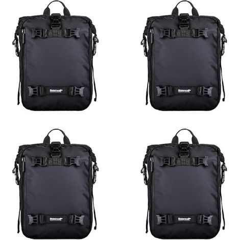 4x Rhinowalk Fahrradtasche, wasserdicht, Motorradtasche, MTB-Rennrad-Gepäckträgertasche, Rucksack, 20L (Schwarz) (1/5)