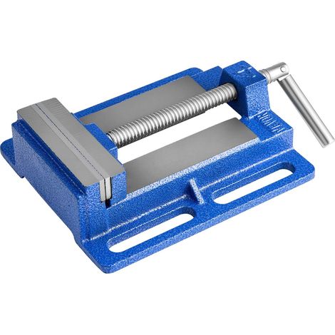 Étau de Perceuse à Colonne, Largeur de Mâchoire 101,6 mm, Étau d'Établi de Perçage Portable en Fonte Robuste, avec Base Fendue, pour Travail du Bois, Perçage du Métal, Fraiseuses, Bricolage (1/5)
