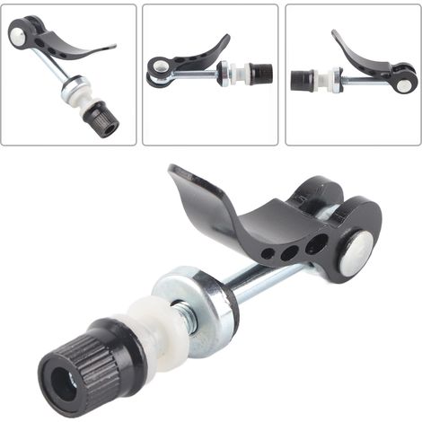Axe à dégagement rapide QR pour tige de selle de vélo, serrage rapide et sécurisé. (1/5)