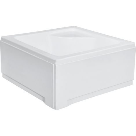 Receveur de douche IGOR carré 80x80 cm et 90x90 cm blanc - 90x90 cm (1/4)