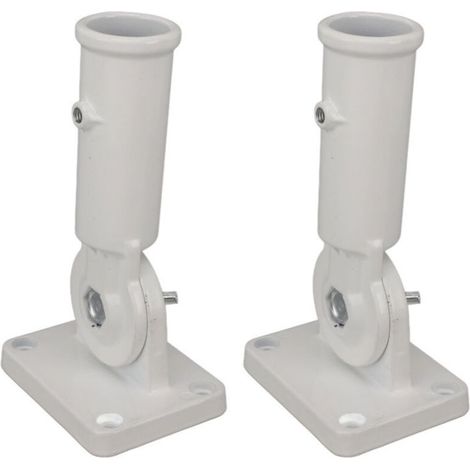 supports de drapeau réglables en alliage d'aluminium, fixation murale multipositions à 180° pour l'extérieur de la maison-x (1/5)