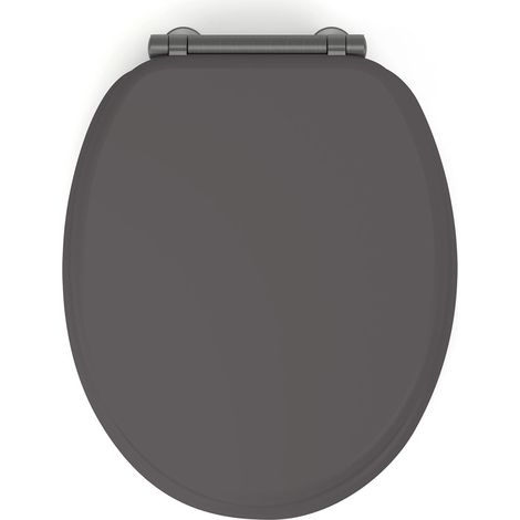 GELCO - Abattant wc samba mdf carbone déclipsable soft close