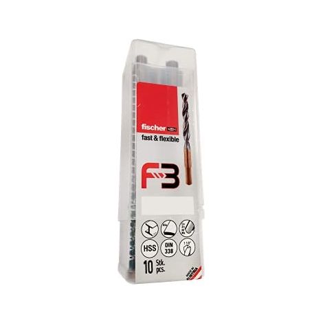 Confezione da 10 punte per metallo F3 HSS-R Ø9,5x81/125 (1/5)