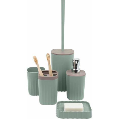 Set di accessori da bagno Soft Line da 5 pezzi
