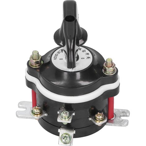 Interrupteur rotatif universel HZ10-25P/3 220-380V 25A - Composant industriel de commutation, 3 positions, boîtier robuste. (1/5)