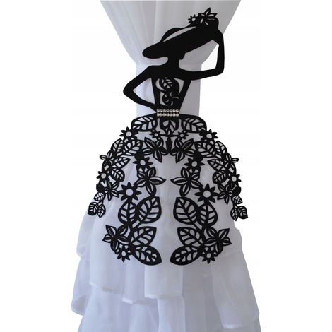 B2 BALLERINA, fascia decorativa per chignon, con ampio disegno traforato