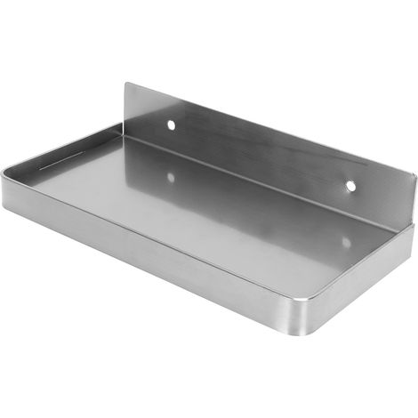 Support mural pour téléphone de salle de bain, étagère de rangement épaisse, accessoire de toilette, 185 x 90 mm, finition brossée (1/5)
