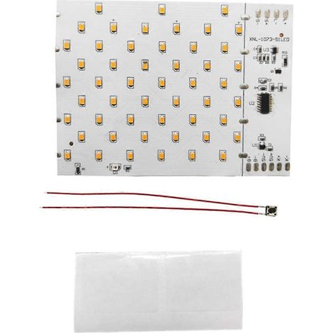 3.7V Carte de lampe à flamme solaire 3 Modes 51 LED Carte de circuit de lumière de flamme Lampe à bougie solaire (1/5)