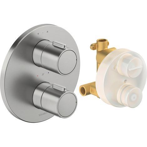 Duravit Thermostatarmaturen Thermostat Unterputzmodell Set, runde