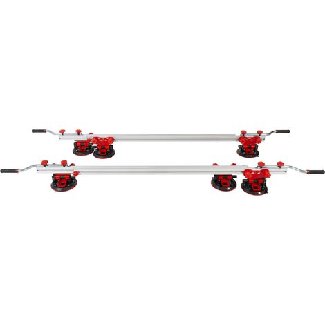 Rubi – Système de transport Slim easy trans plus – Guides en aluminium rétractables 170-320 cm – Capacité 80 kg – 18976