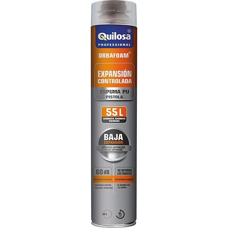 FPLUS espuma pu pistola expan.cont.ultra fast 750 ml , ORBAFOAM ULTRA FAST
Espuma de poliuretano de secado ultra-rápido para la instalación de ventanas y puertas en menor tiempo. O