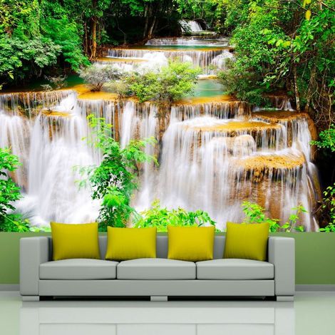 Papier peint cascade thaïlandaise - 150 x 105 cm (1/4)