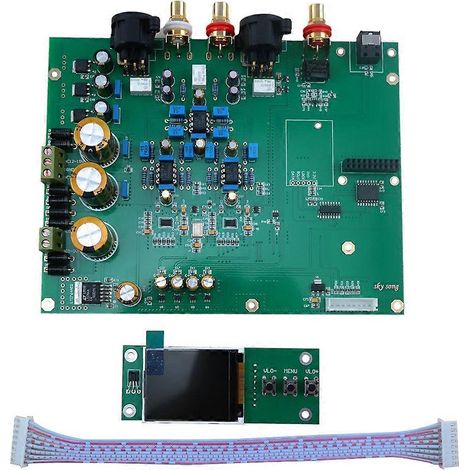 Décodeur DAC double ES9038Q2M Hi-Fi, entrées coaxiale/USB/Bluetooth, PCM384k DSD512, TFT, version standard (1/5)