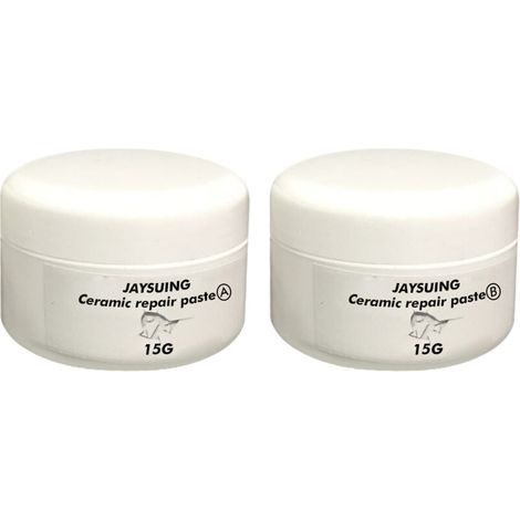 Kit de Réparation pour Carrelage et Céramique - Pâte Colmatante Fissures et Éclats - Rénovation Sol et Douche