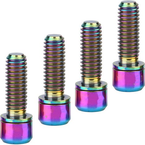 Vis de Fixation M6x18mm pour Disque de Frein Vélo avec Joint Étanche (Lot de 4) (1/5)