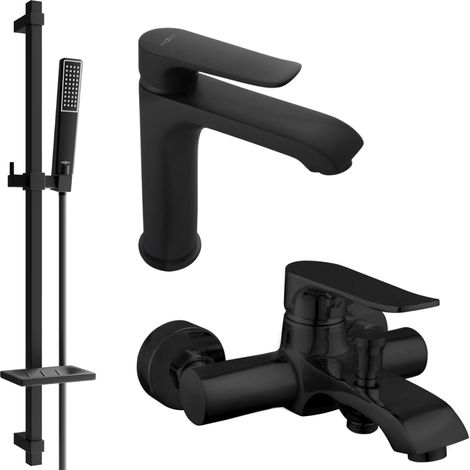 Mexen Pecos DQ72 set de bañera, negro - 72703DQ72-70 (1/4)