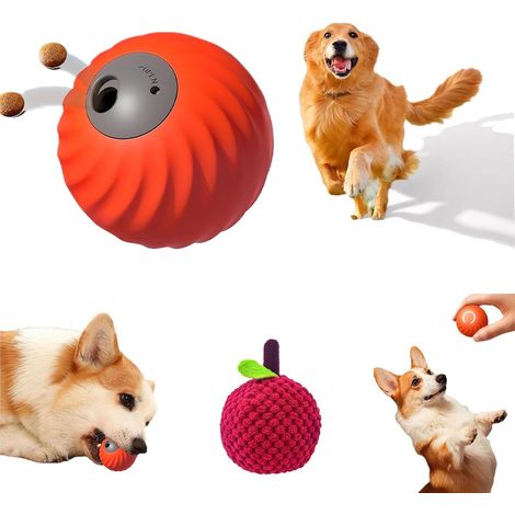 Dog Food Ball 2 in 1 Slow Feeding Ball for Pet Interactive Pet