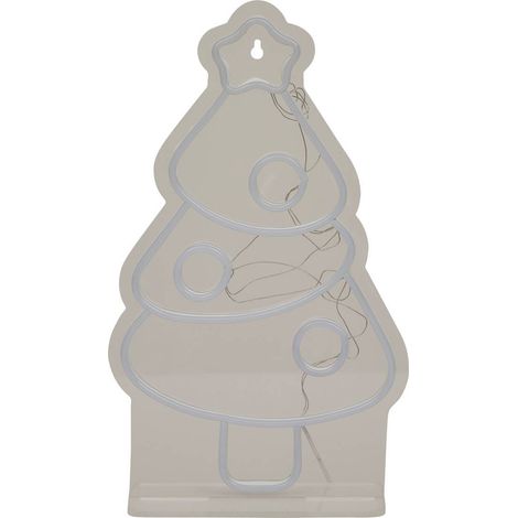 Abete neon a led con spina usb h.40cm - Feeric lights & christmas