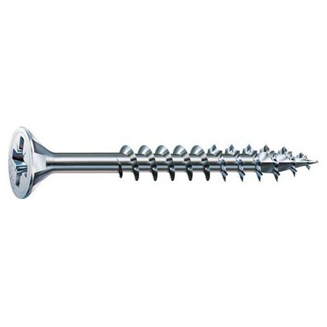 Vite Universale Spax Seko Cruciforme Z 6,0X180/65 Galvanizzato 4Cut-F (A 100)