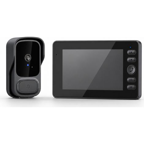 M12S Wide Angle Digital Door Viewer with 4.3" Screen for Door (1/5)