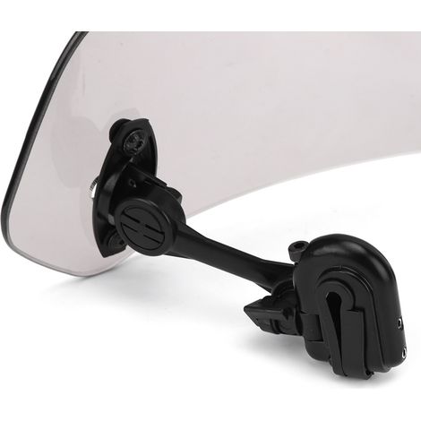 Motorradmodifikation, verstellbare Universal-Windschutzscheibe, Windabweiser, kleine Windschutzscheibe, braun. (1/5)