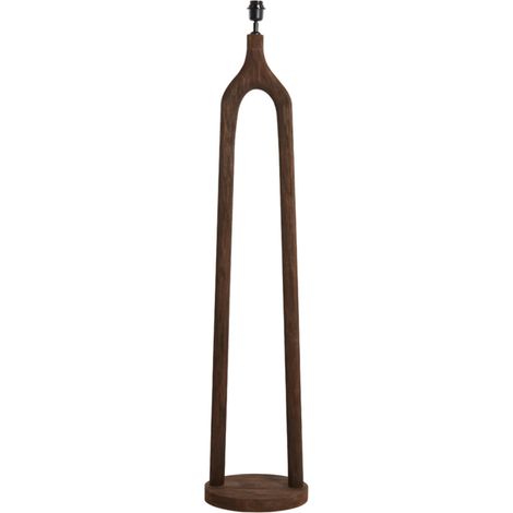 Light & Living - lampada da terra - Xitta - marrone - legno - (1/4)