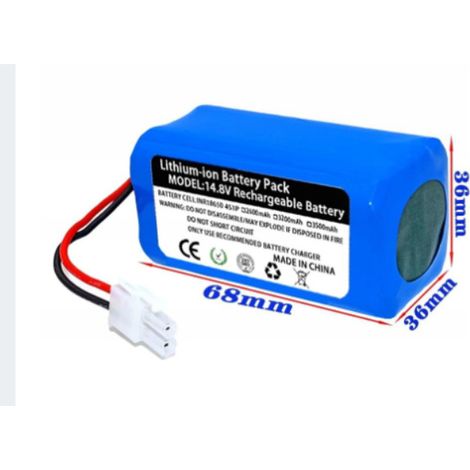 Kompatibel mit Ecovacs King Kong 14,8V 2600mAh CR130, Dibea V780 und Cocoa CEN550 Lithium-Batterien. (1/4)