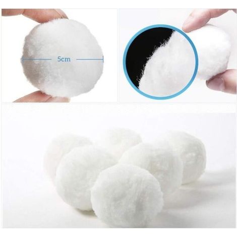 Poolfilterbälle – Umweltfreundlich – 700 g – 100 % Polyethylen – Schnelle Filtration – Wiederverwendbar