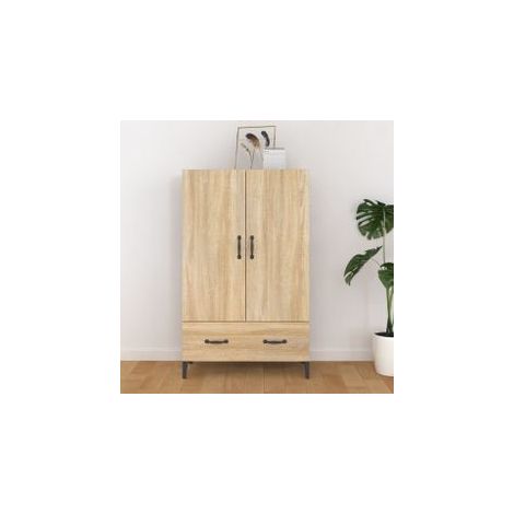 Buffet haut Chêne sonoma 70x31x115 Bois d'ingénierie (1/5)