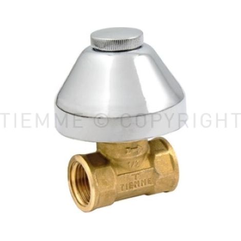 Valvola incasso con vitone 1/2 pn10 femmina uni en iso 228 ottone tiemme 2950026
