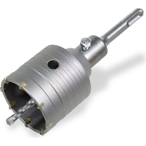 Scie cloche trépan brique 65mm scie cloch trépan béton Couronne de forage 8x110mm avec adaptateur SDS plus pour maçonnerie et béton (1/5)