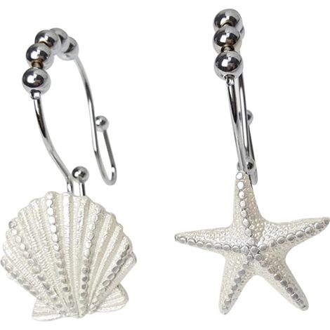 aus Edelstahl 12er Set verschiedene Designs Seesterne und