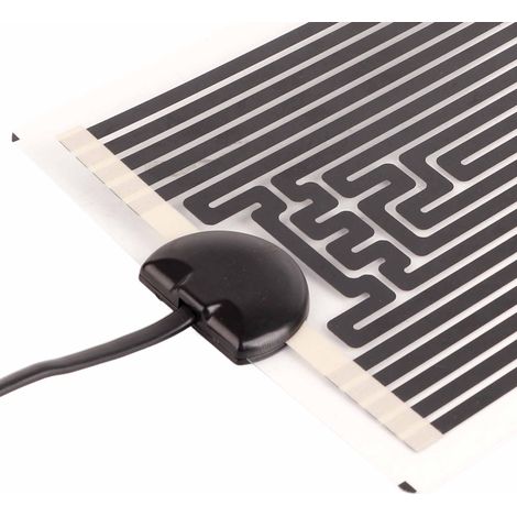 Tapis chauffant 15 x 28 cm avec réglage de température, 220 V 7 W, convient aux reptiles, tortues, serpents, lézards, geckos, bernard-l'hermite et tortues terrestres tapis chauffant pour terrarium (n (1/5)