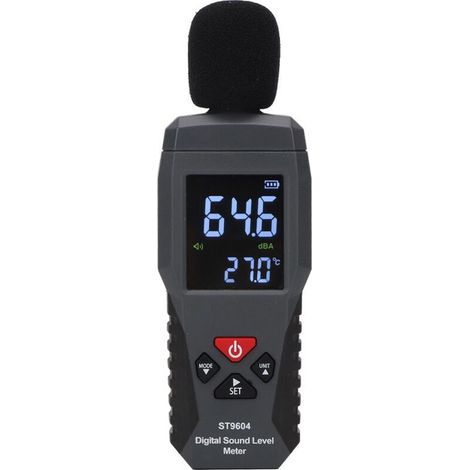 SMART SENSOR Sonomètre Logger 30‑130dB Mesure du bruit Sonomètre numérique (1/5)
