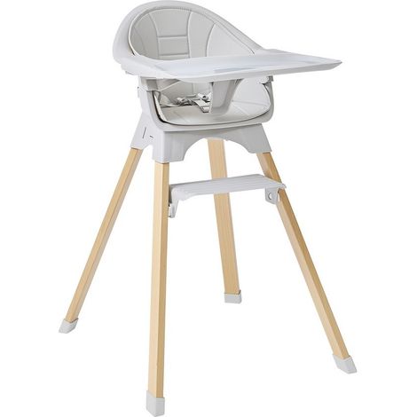 Kids High Chair - L60 x W52 x H86 cm - Grey