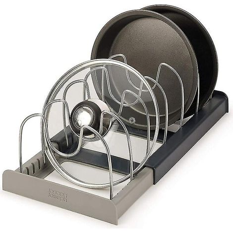 Pot Rack, Pot Rack Kitchen Storage Rack With 7 Adjustable Compartments Perfect For Cooking Utensils Pans, Pots, Lids (1/5)