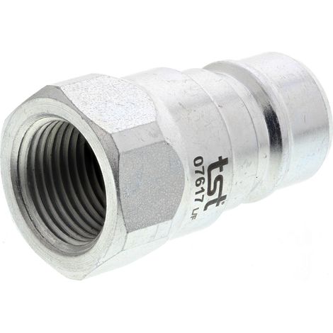 Raccord hydraulique rapide RS PRO, Mâle en Acier 3/8pouces ( Prix pour 1 ) (1/2)