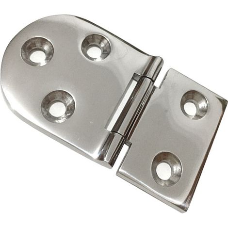 316 Stainless Steel Folding Hinge, Thickened Door Hinge for Fishing Boats, Marine and Yacht Hardware Accessories - 76404mm - Hinge (1/4)