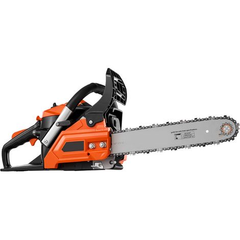 Mophorn Benzin-Kettensäge 355,6 mm 40 ccm Motorsäge 1,15 kW mit 2-Takt-Motor, für Holzarbeiten, Baumschnitt und Rodung, 11.500 U/min, synchronisierter Choke, ergonomischer Griff, zwei separate Tanks (1/5)