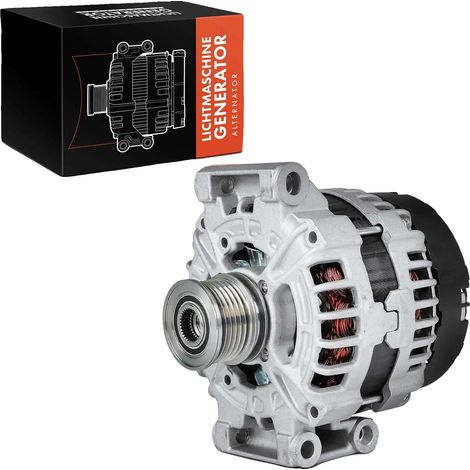Generador, 12 V, corriente de carga de 150 A, diámetro de polea de 50 mm, 6 ranuras, montaje directo. (1/5)