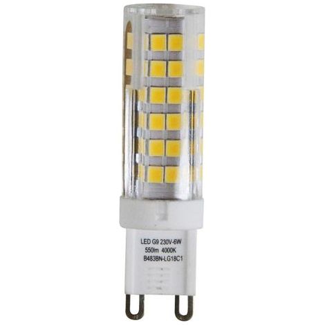 Barcelona Led – Ampoule LED G9 6W – 220-240V AC – Blanc froid – Éclairage instantané sans scintillement – Durée de vie 25 000 heures (1/5)